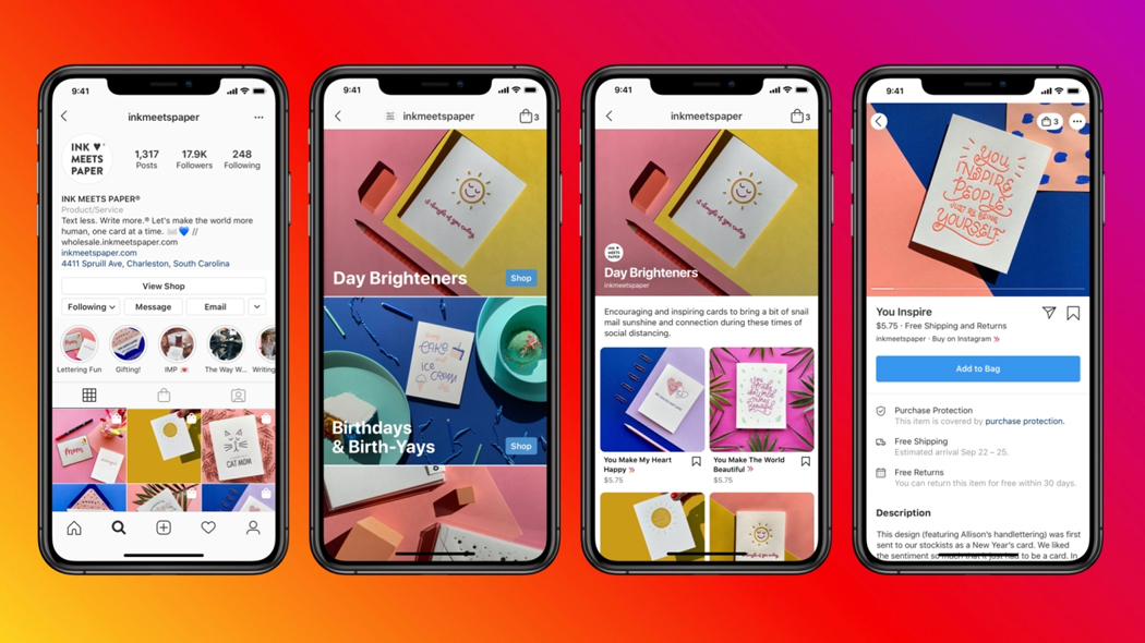 Instagram Shops inizia a testare le pubblicità dei prodotti